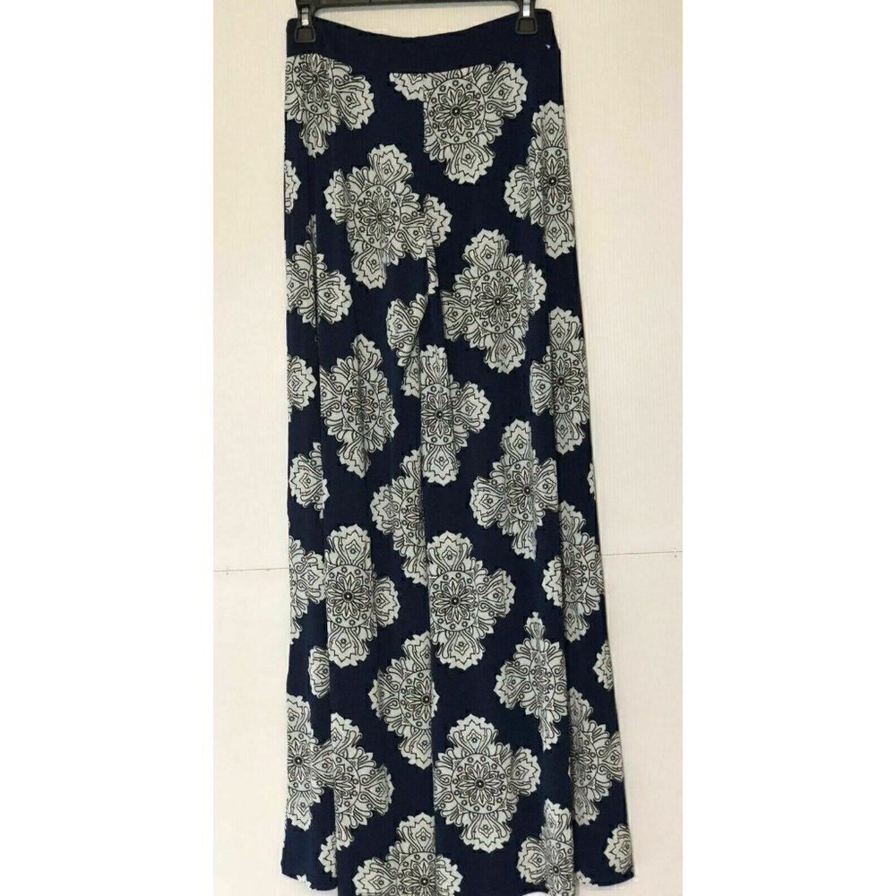 Tigerlily Blue Indigo Wide Leg Printed Pants - Picture 11 of 11